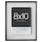 6 Pack: Black Thin 8" x 10" Float Frame, Basics by Studio Décor®